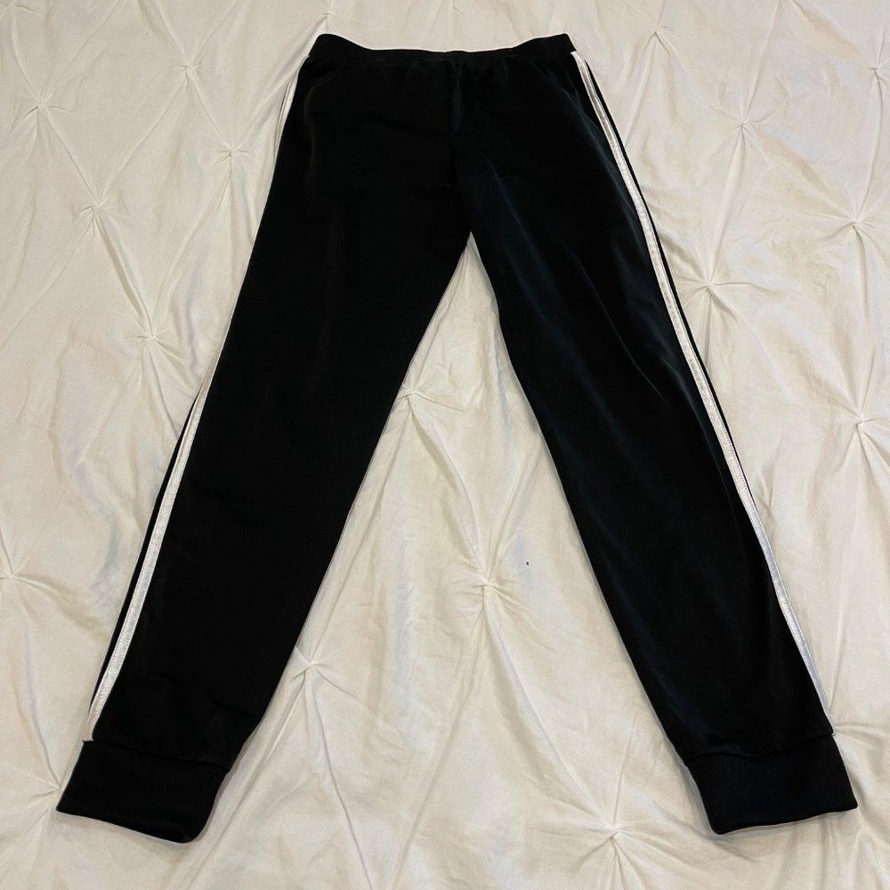 Adidas Essentials Three Stripe Track Pants Size 16 Juniors - Picture 2 of 8